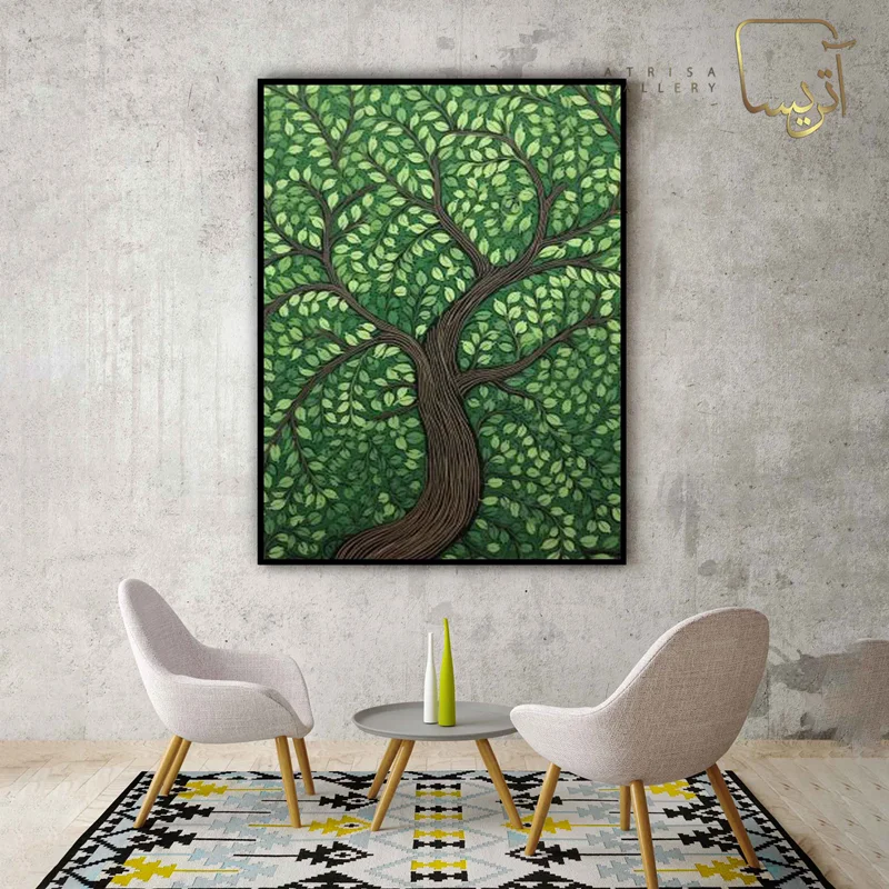 تابلو طرح درخت مدرن