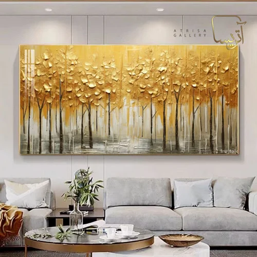 تابلو طرح درخت مدرن