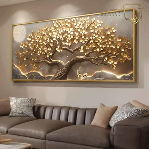 تابلو طرح درخت مدرن