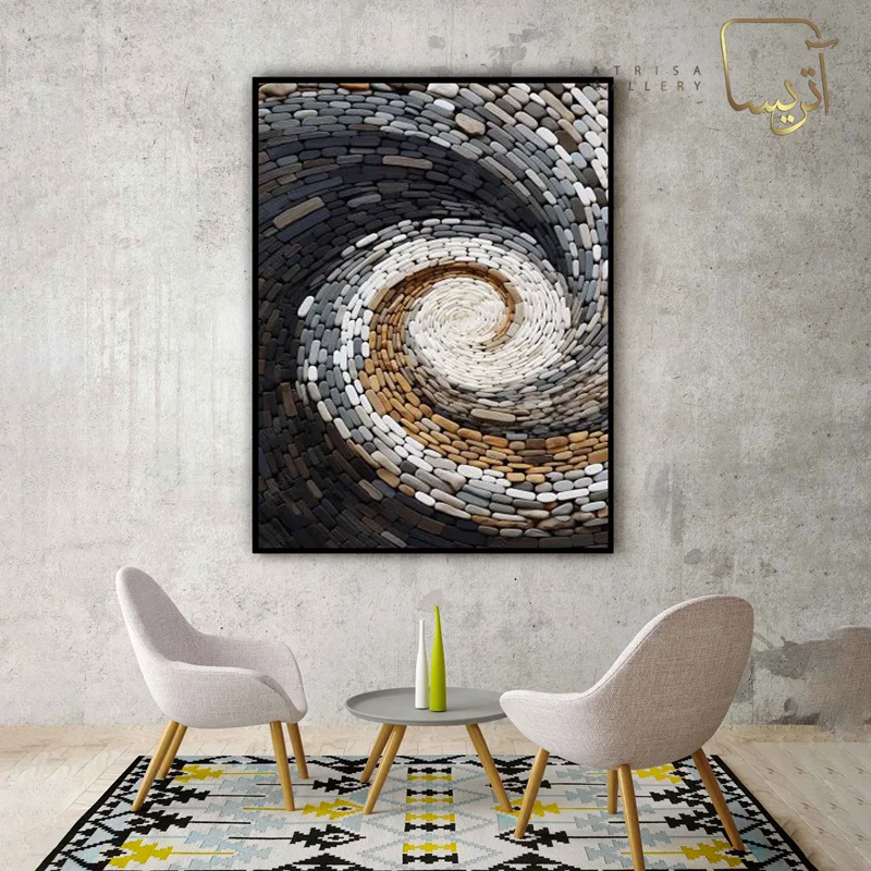 تابلو طرح آبستره مدرن