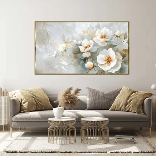 تابلو طرح گل مدرن