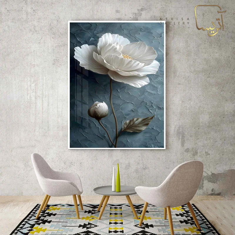 تابلو طرح گل مدرن
