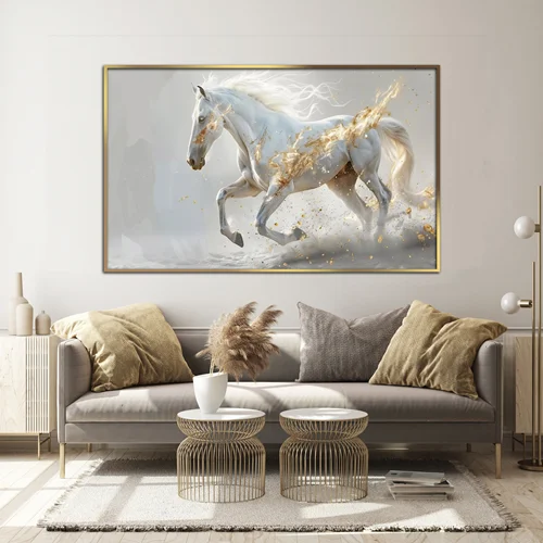 تابلو دکوراتیو طرح اسب مدرن