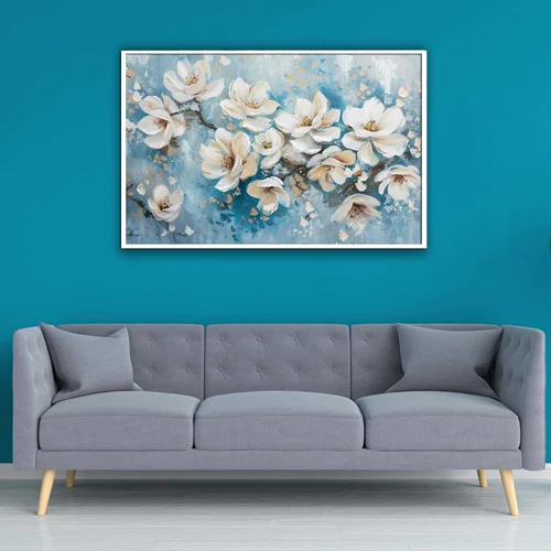 تابلو طرح گل مدرن