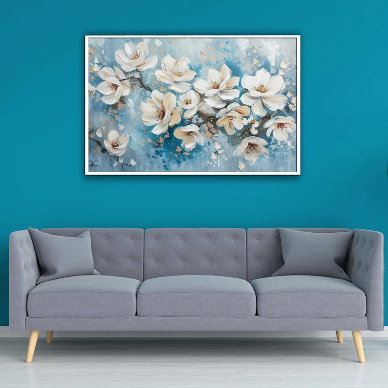 تابلو طرح گل مدرن