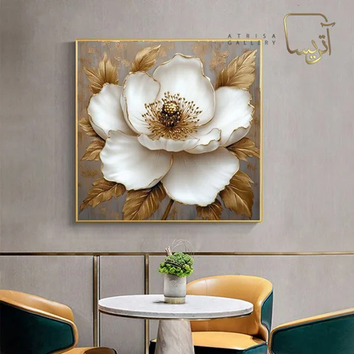 تابلو طرح گل مدرن