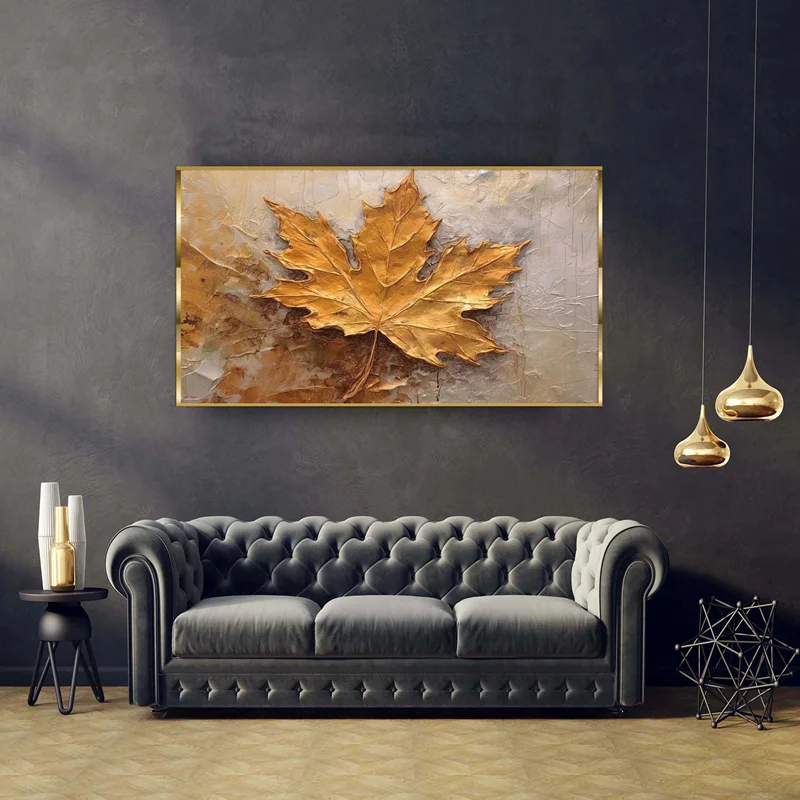 تابلو طرح برگ مدرن