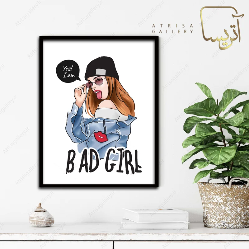 تابلو مدل دخترانه
