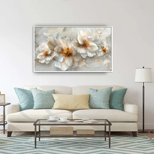 تابلو طرح گل مدرن