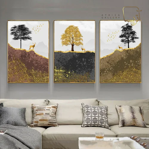 تابلو طرح طبیعت مدرن