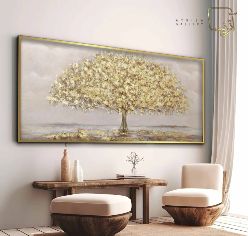 تابلو دکوراتیو طرح درخت