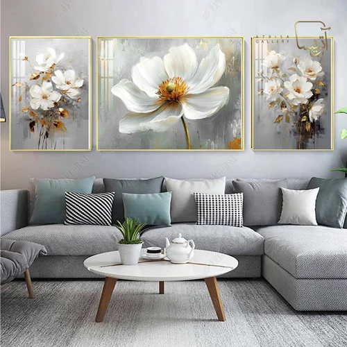 تابلو طرح گل مدرن