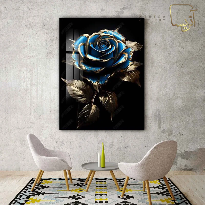 تابلو طرح گل مدرن