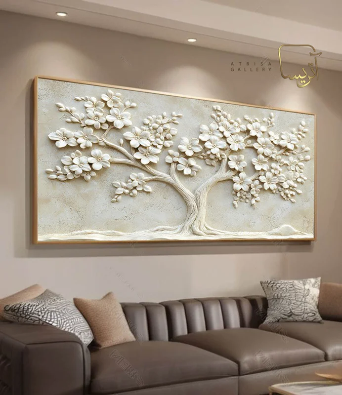 تابلو طرح درخت مدرن
