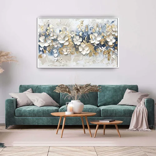 تابلو طرح گل مدرن