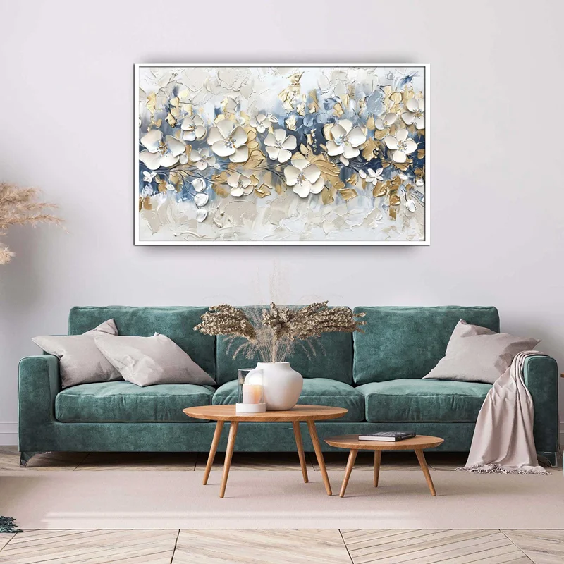 تابلو طرح گل مدرن