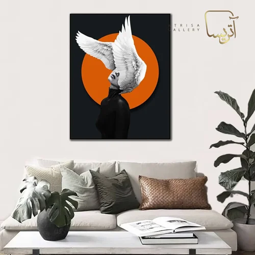 تابلو طرح دختر مدرن