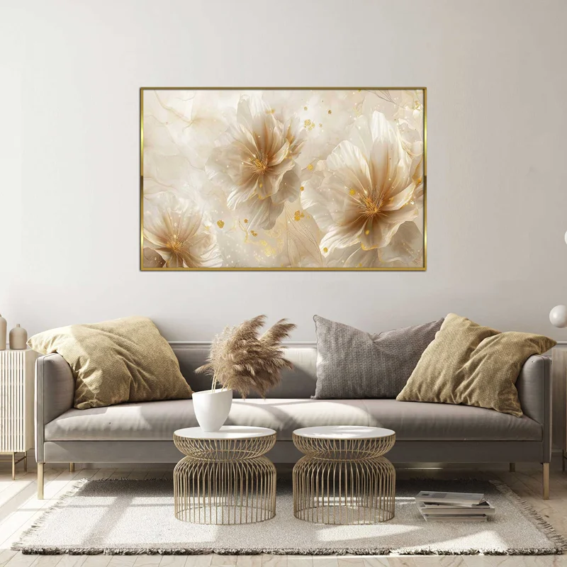 تابلو طرح گل مدرن