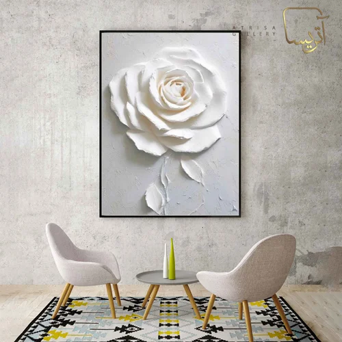 تابلو طرح گل مدرن