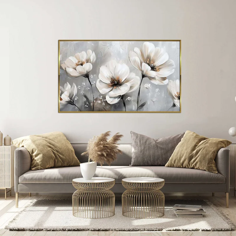 تابلو طرح گل مدرن