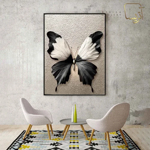 تابلو طرح پروانه مدرن