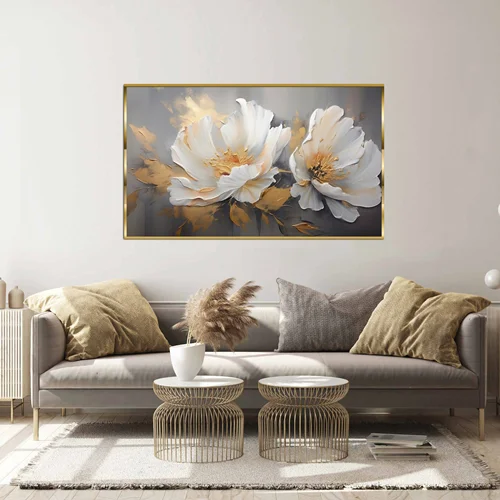 تابلو طرح گل مدرن