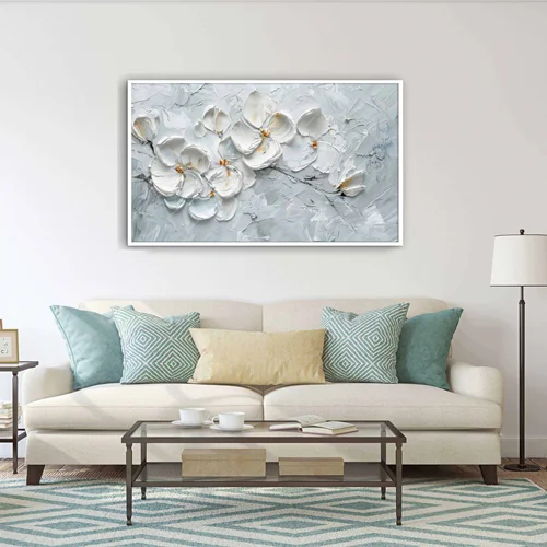 تابلو طرح گل مدرن