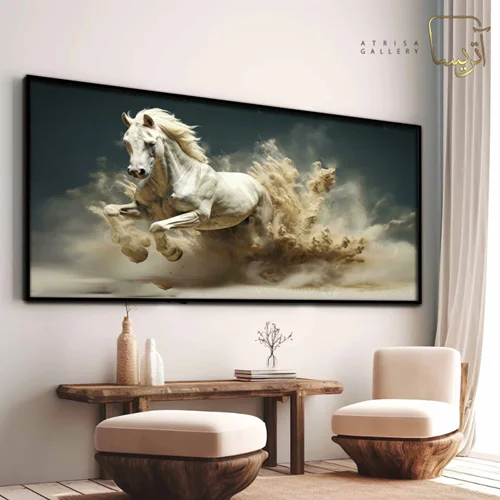 تابلو دکوراتیو طرح اسب