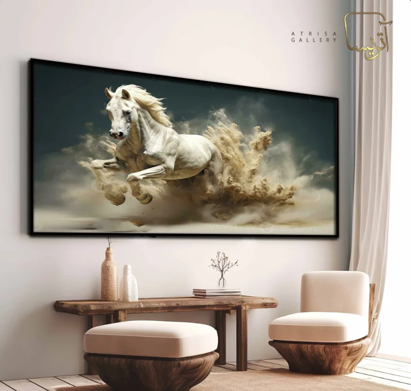 تابلو دکوراتیو طرح اسب