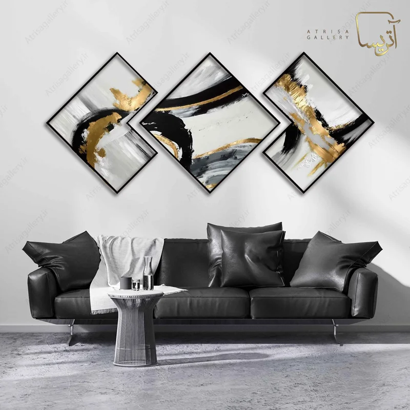 تابلو طرح آبستره مدرن